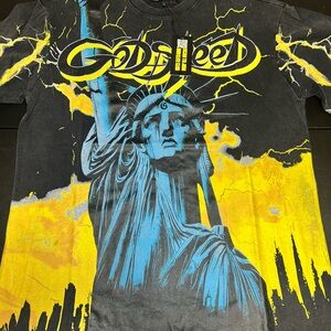Godspeed Black and Yellow Graphic Tee size L